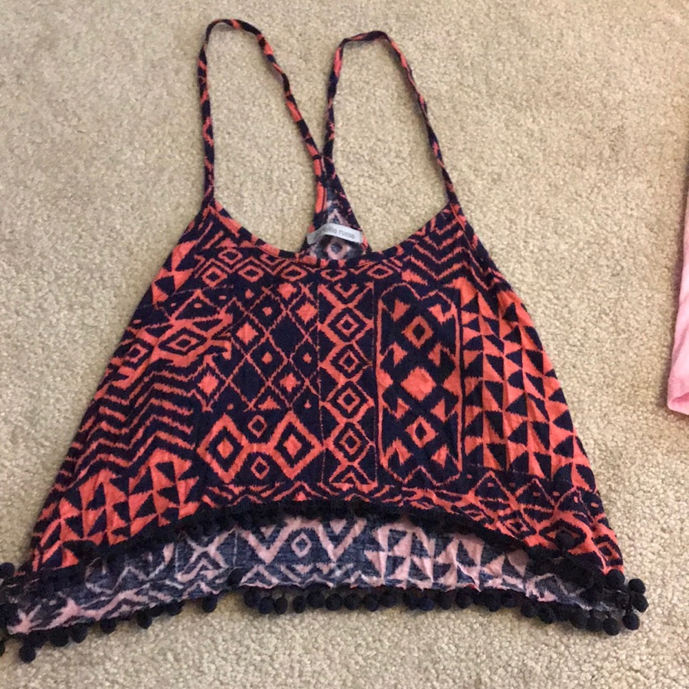 Tribal crop top